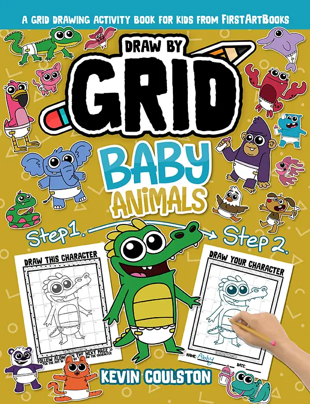 Cover of Draw by Grid: Baby Animals