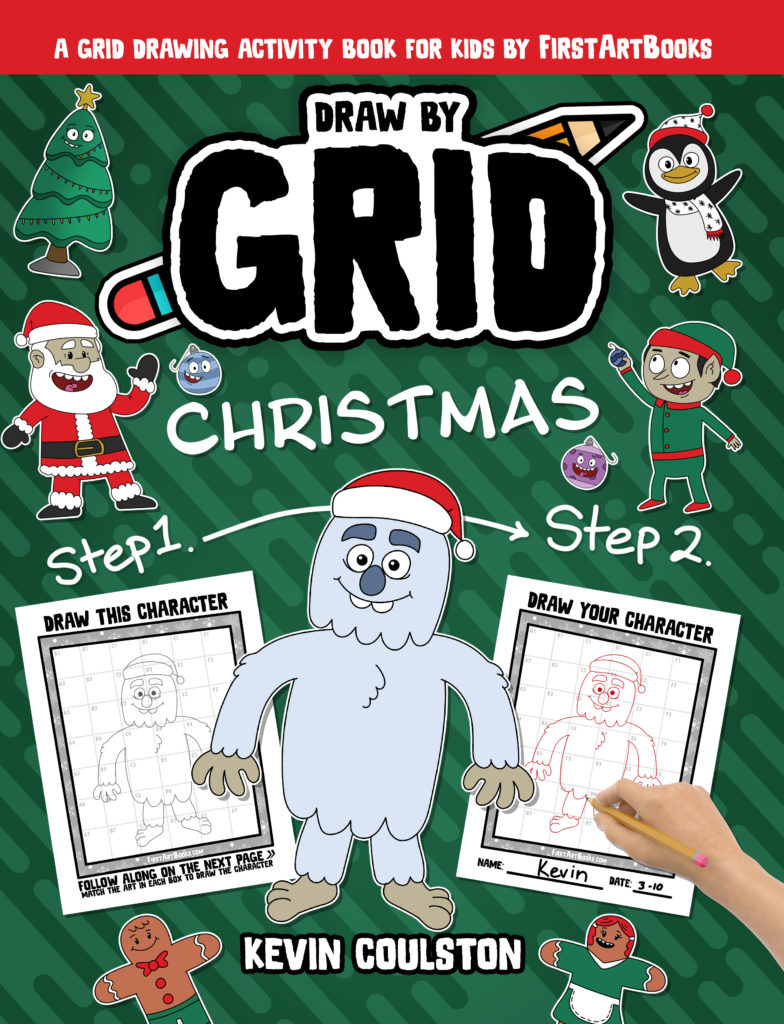 Draw by Grid: Christmas cover
