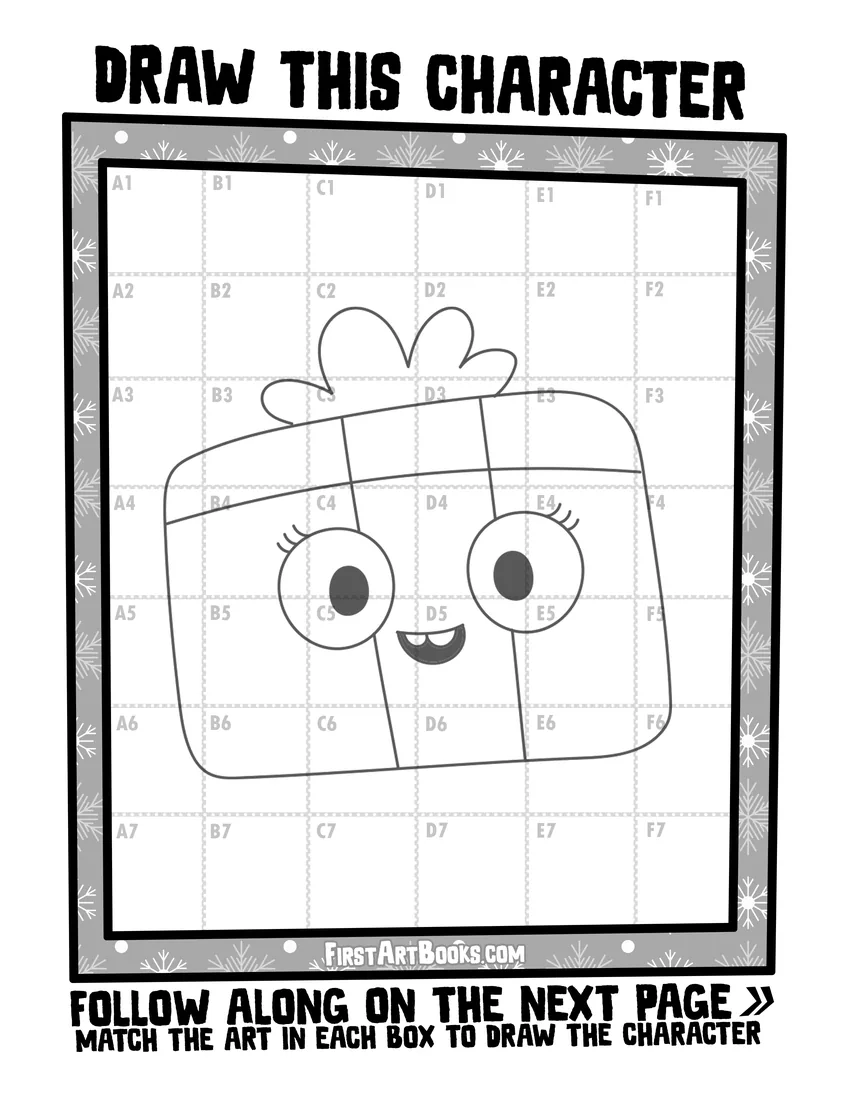 Present grid free printable
